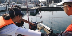 青岛海上帆船训练