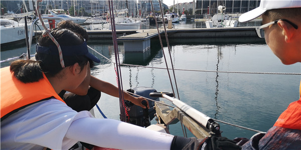 青岛海上帆船训练